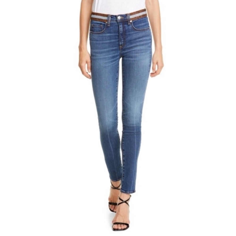 Veronica Beard Kate Nantucket Skinny High Rise Jeans, Size 28/Size 6